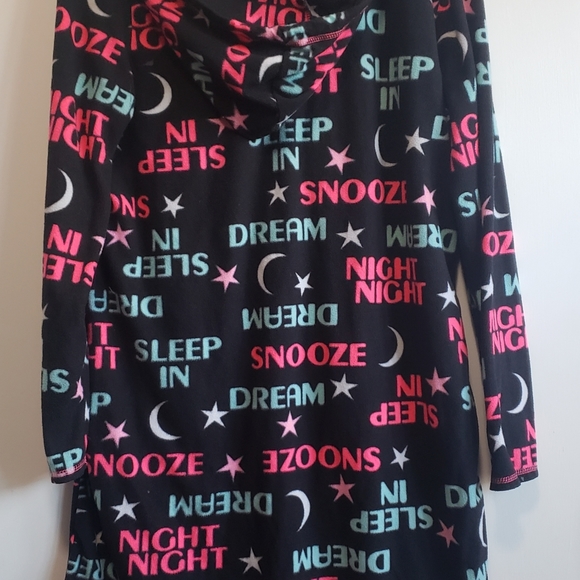 SECRET TREASURES SLEEP SHIRT Hoodie GOOD NIGHT, Sleep In, Dream, S/M CH/M (6-10 - Picture 8 of 12